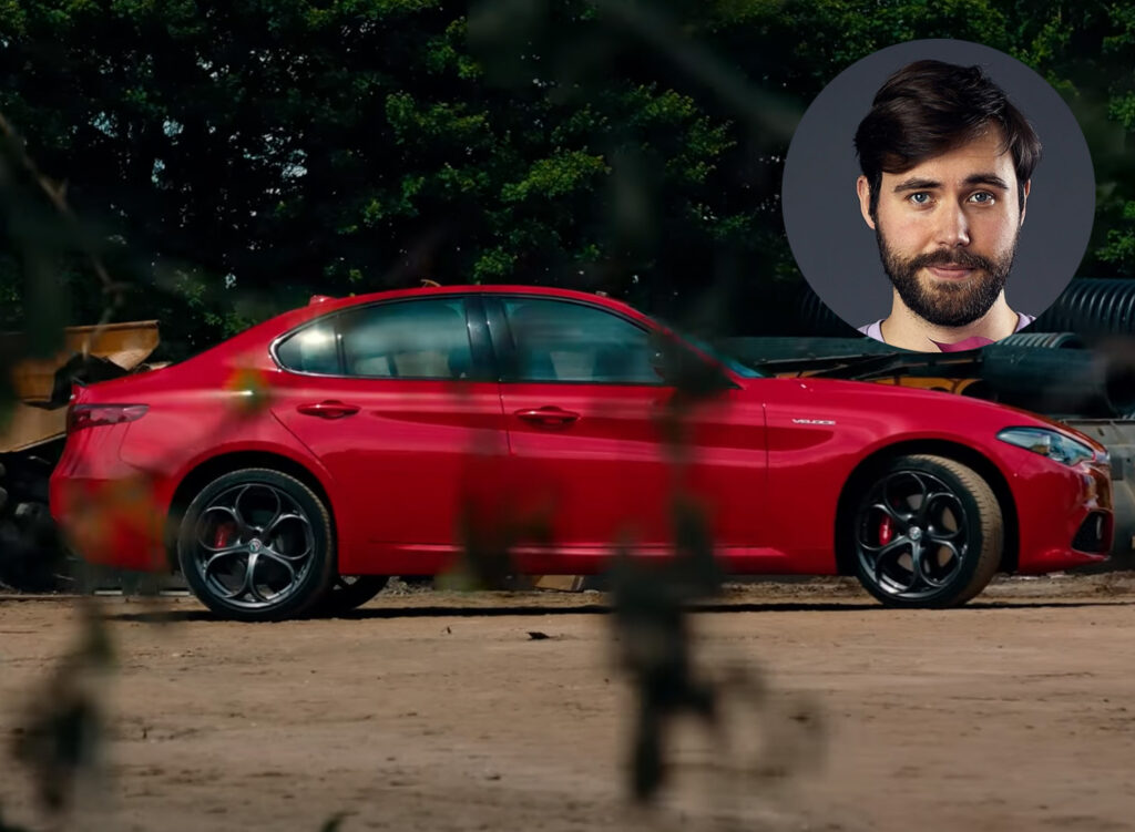 Raoul Joshua en zijn Alfa Romeo Giulia Veloce